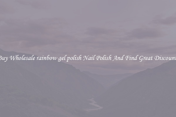 Buy Wholesale rainbow gel polish Nail Polish And Find Great Discounts