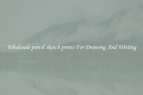 Wholesale pencil sketch prints For Drawing And Writing